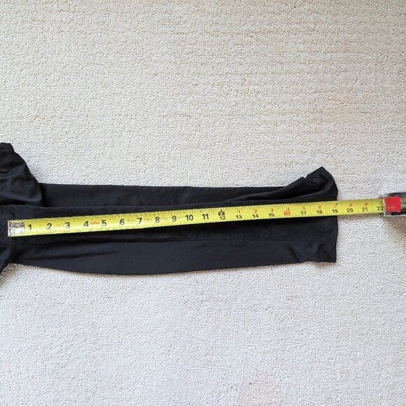 EUC Nike Pro Combat Dri-Fit Compression Crop Leggings Women's Large Black capri - Picture 10 of 11